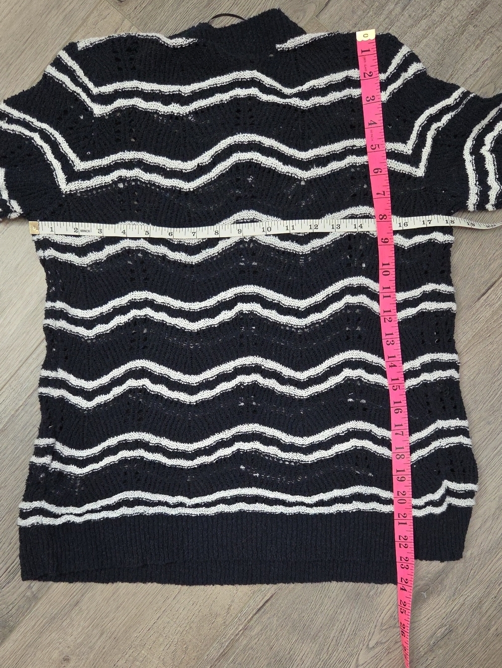 NEW! Desigual Cashel Navy Open Front Waterfall Cardigan Size S NWOT - Picture 14 of 14